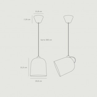 Lampe de plafond Angle
