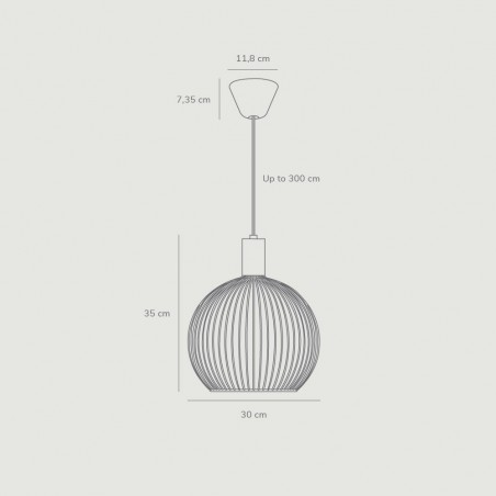 Lampe de plafond Aver 30