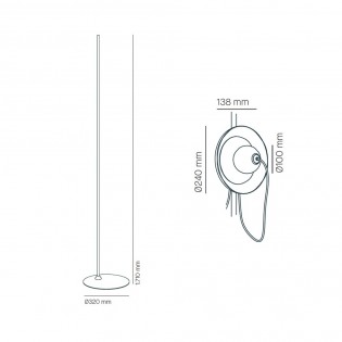 Lampadaire Wire 24 II
