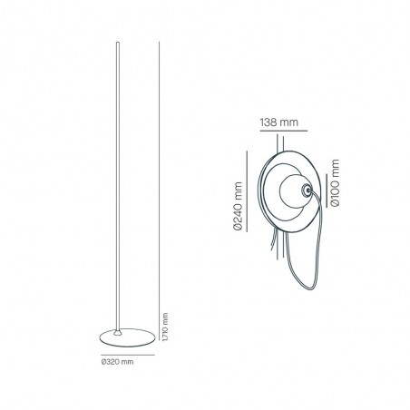Lampadaire Wire 24 II