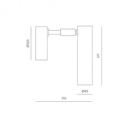 Applique murale LED Maru (3W)