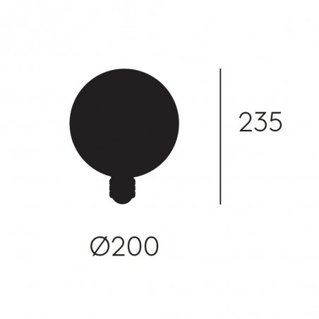 Ampoule LED E27 G200 (3W)