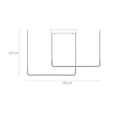 Suspensión á LED Accurity (42W)