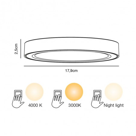 Downlight LED pour bains Sóller (9.5W)