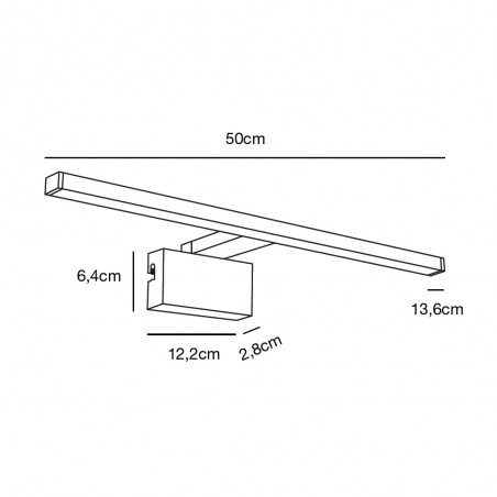 Applique á LED pour bains Marlee (8.9W)