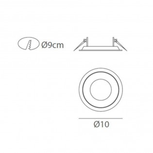 Empotrable LED Halo (6W)