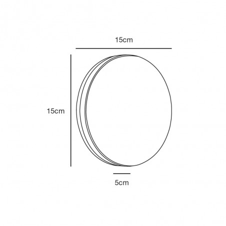 Applique Éxterieur LED Artego Round (8W)