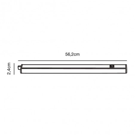 Sous meuble LED avec interrupteur Latona 56 (9W)