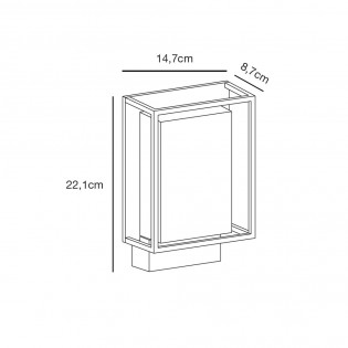 Aplique Murale Exterieur LED Nestor (8W)
