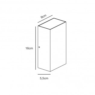 Applique Exterieur LED Rold Kubi (2x5W)