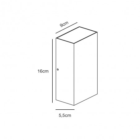 Applique Exterieur LED Rold Kubi (2x5W)