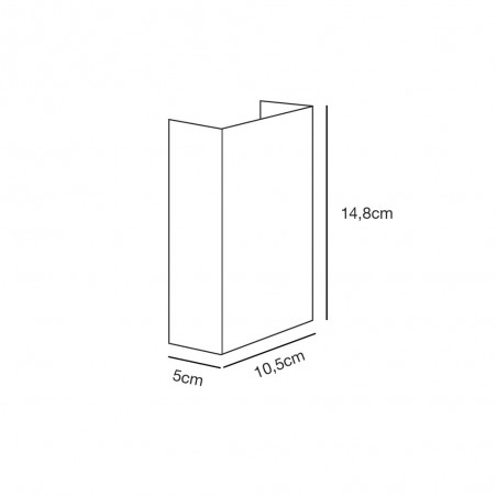Applique Murale Exterieur LED Fold 10 (2x3.5W)