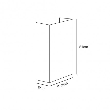 Applique Murale Exterieur LED Fold 15 (2x3.5W)