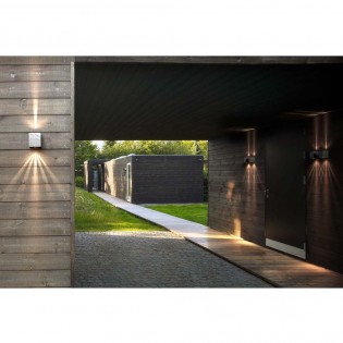 Applique Exterieur Galvanisé LED Canto Kubi 2 (2x6W)