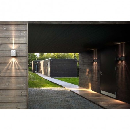 Applique Exterieur Galvanisé LED Canto Kubi 2 (2x6W)