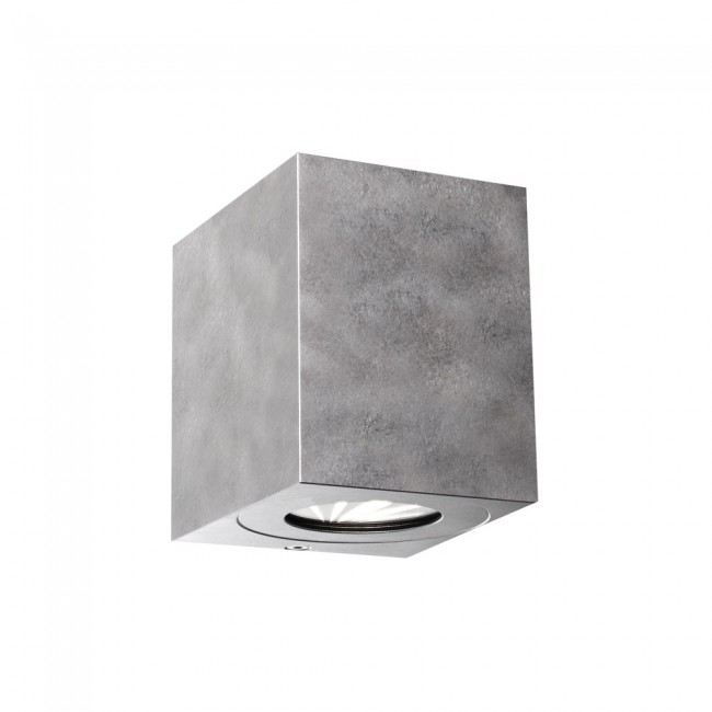 Applique Exterieur Galvanisé LED Canto Kubi 2 (2x6W)