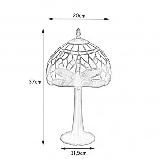 Lámpara de mesa Bell Tiffany II