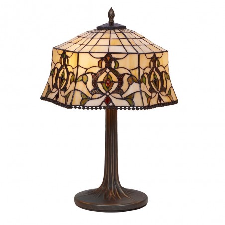 Lámpara de mesa Hexa Tiffany