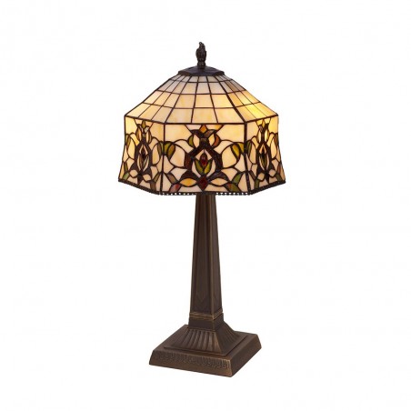 Plafón de techo Hexa cristal Tiffany