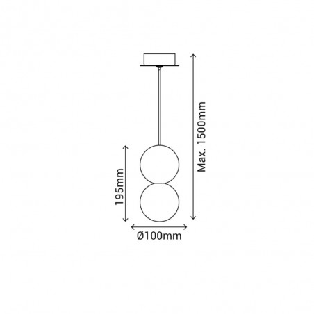Lampe de plafond Creta