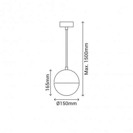 Lampe de plafond Eclipse