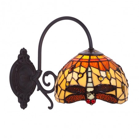 Aplique de pared Belle Amber Tiffany