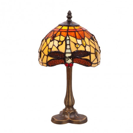 Lámpara de sobremesa Belle Amber Tiffany II