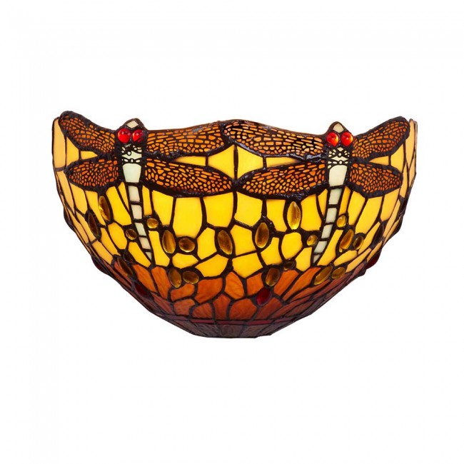 Aplique de pared Tiffany Belle Amber II Aplique de pared Tiffany Belle Amber II