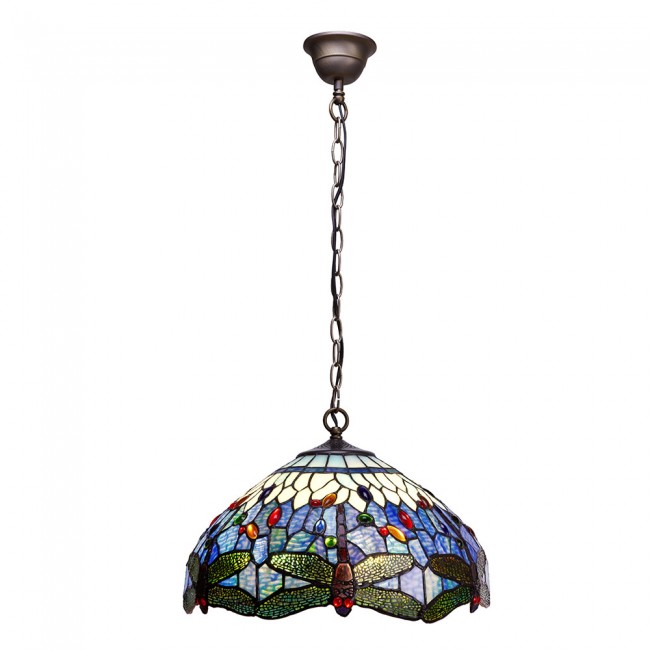 Lámpara colgante Tiffany Belle Epoque Lámpara colgante Tiffany Belle Epoque