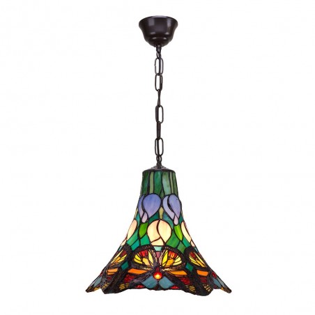 Lámpara colgante Butterfly Tiffany