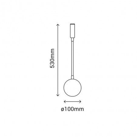 Applique lecteur LED Leo (3W)