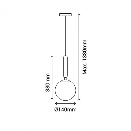 Lampe de plafond Musa