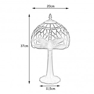 Lámpara de mesa Compact Tiffany