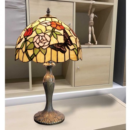 Lámpara de sobremesa Compact Tiffany II