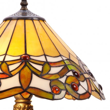 Lámpara de mesa cristal Tiffany Compact