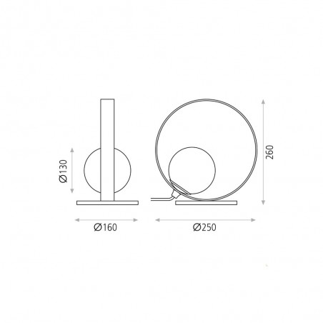Lampe a poser LED Halo (5W)