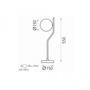 Lampe a poser Maui II