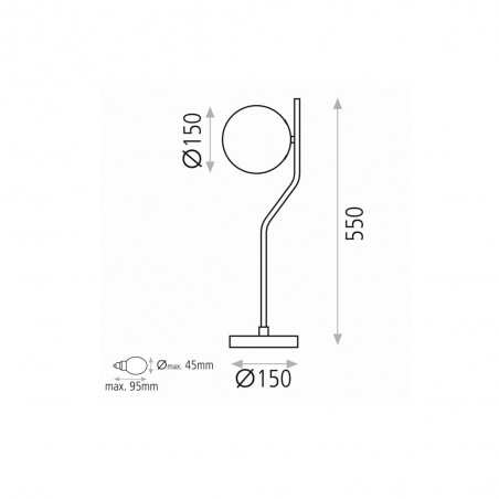 Lampe a poser Maui II