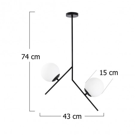 Lampe de plafond Escott