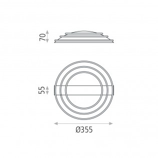 Applique Murale LED Ringo (12.5W)