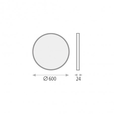 Plafonnier LED Koe (45W)