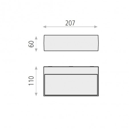 Aplique Murale Exterieur LED Draco (2x5W)