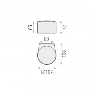 Applique Murale Exterieur LED Ania (6W)