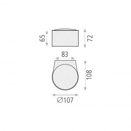 Applique Murale Exterieur LED Ania (6W)