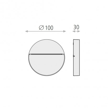 Applique Murale Exterieur LED Spica (4W)