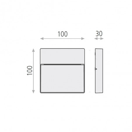 Applique Murale Exterieur LED Nashira (4W)