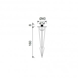 Piqueta de sujección