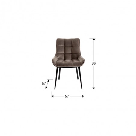 Chaise de salle à manger Devany