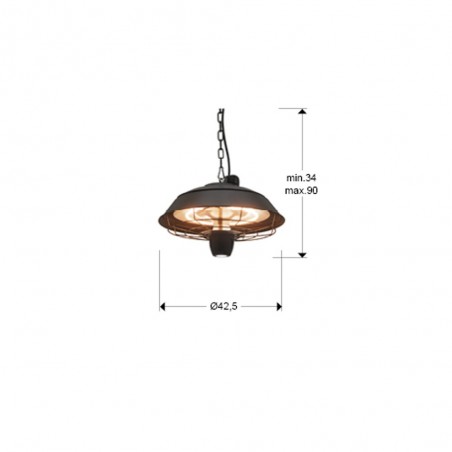 Poêle de suspension Heat Vintage