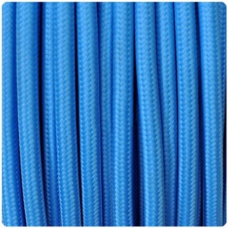 Cable tissu Bleu